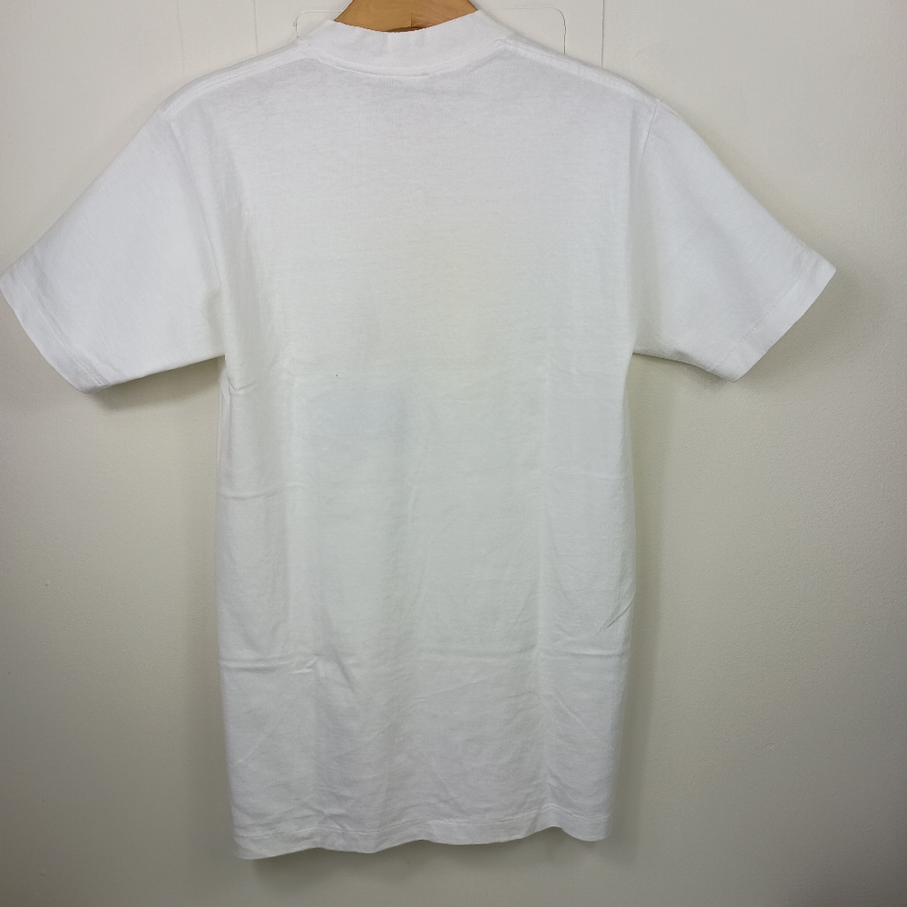 Vintage 80s LA California T Shirt White Large Short Sleeve Single Stitch USA - Picture 4 of 15